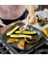 Фото #5 товара Hard Anodized Induction Nonstick Stovetop Grill Pan, 11.25", Matte Black