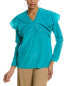 Фото #1 товара M Missoni Silk Blouse Women's Blue 40