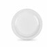 Set of reusable plates Algon White Plastic 28 x 28 x 1,5 cm (36 Units)