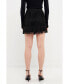 ფოტო #5 პროდუქტის Women's Suede Fringe Skirt