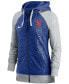 ფოტო #2 პროდუქტის Women's Royal New York Mets In Pocket Gym Vintage Full-Zip Hoodie