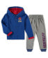 Toddler Boys Royal and Heathered Gray Kansas Jayhawks Poppies Hoodie and Sweatpants Set