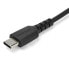 Фото #9 товара StarTech.com 1m USB A to USB C Charging Cable - Durable Fast Charge & Sync USB 2.0 to USB Type C Data Cord - Rugged TPE Jacket Aramid Fiber M/M 3A Black - Samsung S10 - iPad Pro - Pixel - 1 m - USB A - USB C - USB 2.0 - 480 Mbit/s - Black