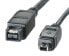 Фото #3 товара ROLINE IEEE1394b FireWire Cable - 9/4-pin - Type A-C 1.8 m - FireWire 800 (IEEE 1394b) - 4-p - 9-p - Black - Male/Male - 400 Mbit/s