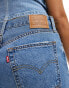 Фото #4 товара Levi's iconic long contrast denim skirt in mid blue