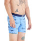 ფოტო #3 პროდუქტის Men's Ultra Super Soft Relaxed-Fit Moisture-Wicking Printed Boxer Briefs