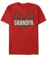 Фото #1 товара Men's Grandpa Patch Short Sleeve T-Shirt