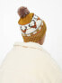 Kavu Herschel deer print beanie in tan