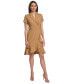 ფოტო #1 პროდუქტის Women's Flounce High-Low Sheath Dress