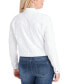 Фото #2 товара Trendy Plus Size Pixie Long Sleeve Denim Jacket