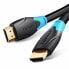 Фото #1 товара Кабель HDMI Vention Чёрный Черный/Синий 1,5 m