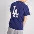 Фото #4 товара MLB 背部大标志直筒T恤 男女同款 藏青色 / Футболка MLB T 31TSS3931-07N