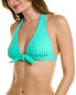 Shoshanna Bow Front Halter Bikini Top Women's Green A