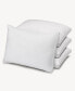 Фото #2 товара Plush Allergy Resistant Medium Down Like Fiber Filled Pillow - Set of Four - King