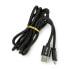 USB-MicroUSB cable - fabric braided - 1,5m