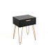 Nightstand Vinthera Moa Black Plastic 40 x 30 x 50 cm