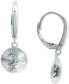 Cubic Zirconia Moon Disc Drop Earrings, Created for Macy's