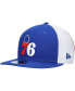 Men's Royal Philadelphia 76ers Pop Panels 9FIFTY Snapback Hat