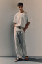 Фото #1 товара Relaxed Fit Linen Pants