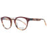 Zadig & Voltaire Brille VZV217 0AFG 49 Damen Rot