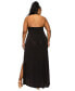 ფოტო #3 პროდუქტის Plus Size Gisele Halter Neck Dress