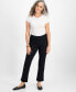 ფოტო #3 პროდუქტის Plus Size Ponte Straight-Leg Pants, Created For Macy's