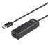 Фото #2 товара UNITEK Y-3089 - USB 3.2 Gen 1 (3.1 Gen 1) Type-A - USB 3.2 Gen 1 (3.1 Gen 1) Type-A - 5000 Mbit/s - Black - 1 шт. - Box - USB-концентратор