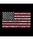 Big Boy's Word Art T-shirt - 50 States USA Flag