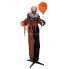 Europalms Halloween Figur Clown mit Luftballon, animiert, 166cm