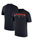 Фото #2 товара Men's Navy Virginia Cavaliers Velocity Legend Space-Dye Performance T-shirt