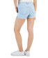 ფოტო #1 პროდუქტის Juniors' 4" High-Rise Curvy Denim Shorts