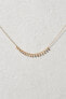 Gentle gilded necklace with pendants WILLOW Gold CO01-192-U