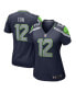 Фото #1 товара Футболка женская Nike Seattle Seahawks Game Jersey, синяя, 12th Fan, в колледже