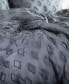 Фото #4 товара Gemma 3 Piece Textured Duvet Cover and Sham Set, King/California King