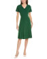 Фото #1 товара Tahari Asl Crepe Flare Dress Women's Green 2