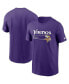 ფოტო #1 პროდუქტის Men's Purple Minnesota Vikings Division Essential T-shirt