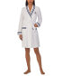 ფოტო #1 პროდუქტის Women's Short Shawl-Collar Robe