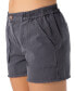 Juniors' Brexton Elastic Waist Shorts