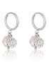 Decent Hoop Earrings With Crystals Khloe EWE23062S