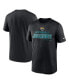 Фото #1 товара Men's Black Jacksonville Jaguars Legend Community Performance T-shirt