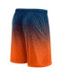 ფოტო #4 პროდუქტის Men's Navy, Orange Chicago Bears Ombre Shorts