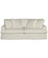 Brenalee 93" Performance Fabric Slipcover Sofa with Four Pillows