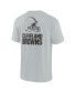 ფოტო #4 პროდუქტის Men's and Women's Gray Cleveland Browns Super Soft Short Sleeve T-shirt
