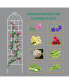 Фото #5 товара Садовое арочное растение Simplie Fun 2 Pack Metal 86,7" х 19,7" ржавчиностойкое для вьющихся растений уличное цветущее