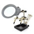 Фото #1 товара Helping hand - Holder with magnifying glass and LED backlight - ZD10M
