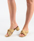 Фото #9 товара Women's Charlize Twisted Slip On Dress Sandals
