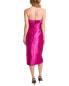 Фото #2 товара Zac Posen Bow Midi Dress Women's Pink 0