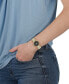 ფოტო #4 პროდუქტის Women's V-Dollar Ion-Plated Gold-Tone Stainless Steel Bracelet Watch 37mm