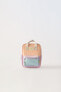 Фото #1 товара Небольшой прорезиненный рюкзак в пастельных тонах ZARA