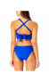 Фото #3 товара Women's Solid Halter Banded Bra Swim Top